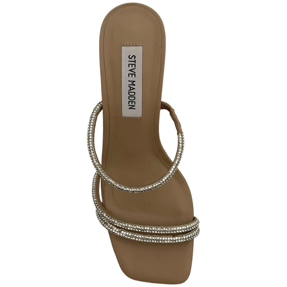Steve Madden Women's Avani Blocked Heel Rhinestone - Medium - Picture 2 of 3